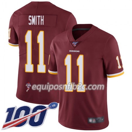 Camiseta Hombre NFL Washington Redskins Alex Smith 11 Nike Rojo I 100th